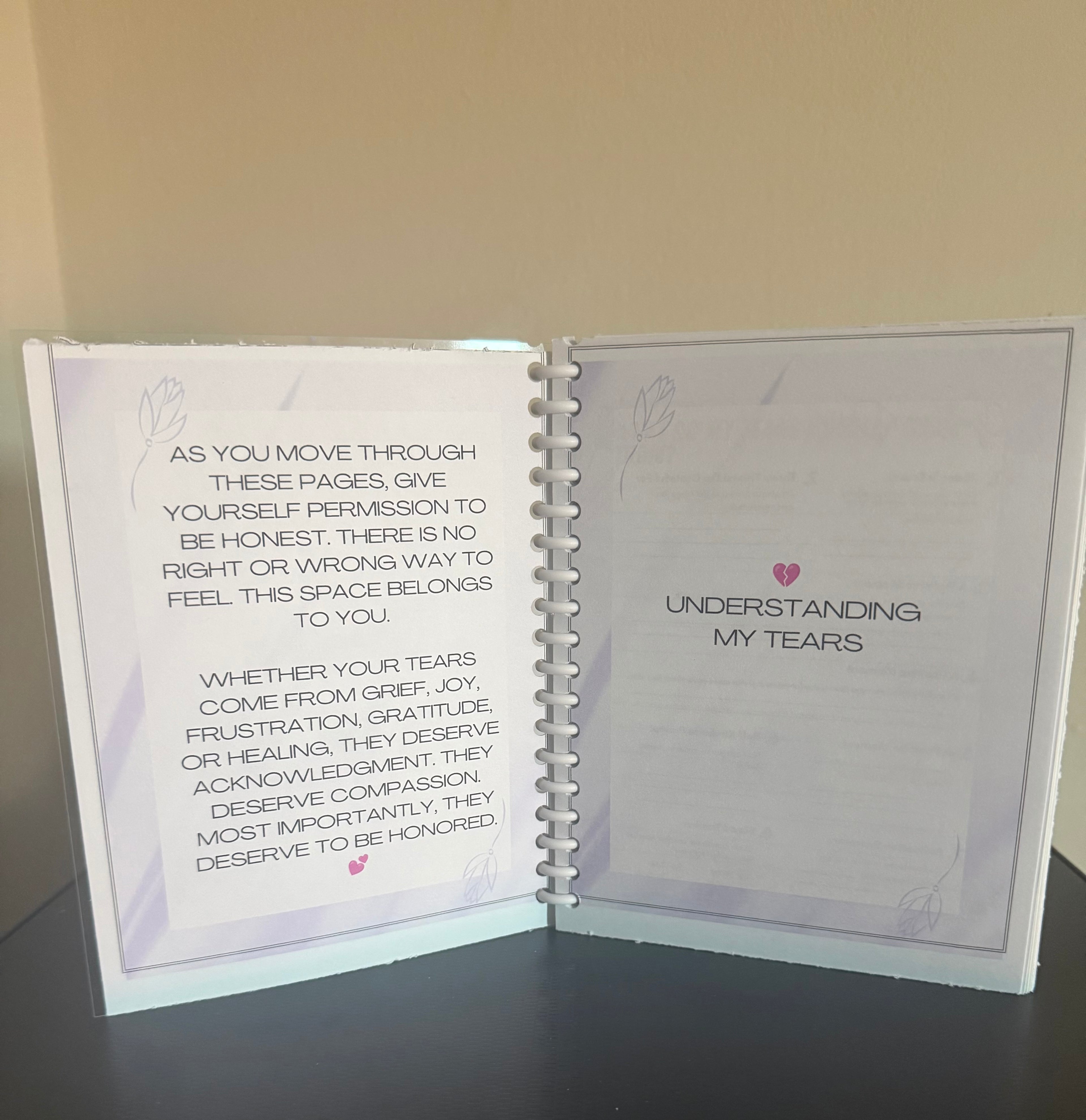 Why My Tears Matter | Emotional Healing Journal with Reflection Prompts and Self-Care Exercises