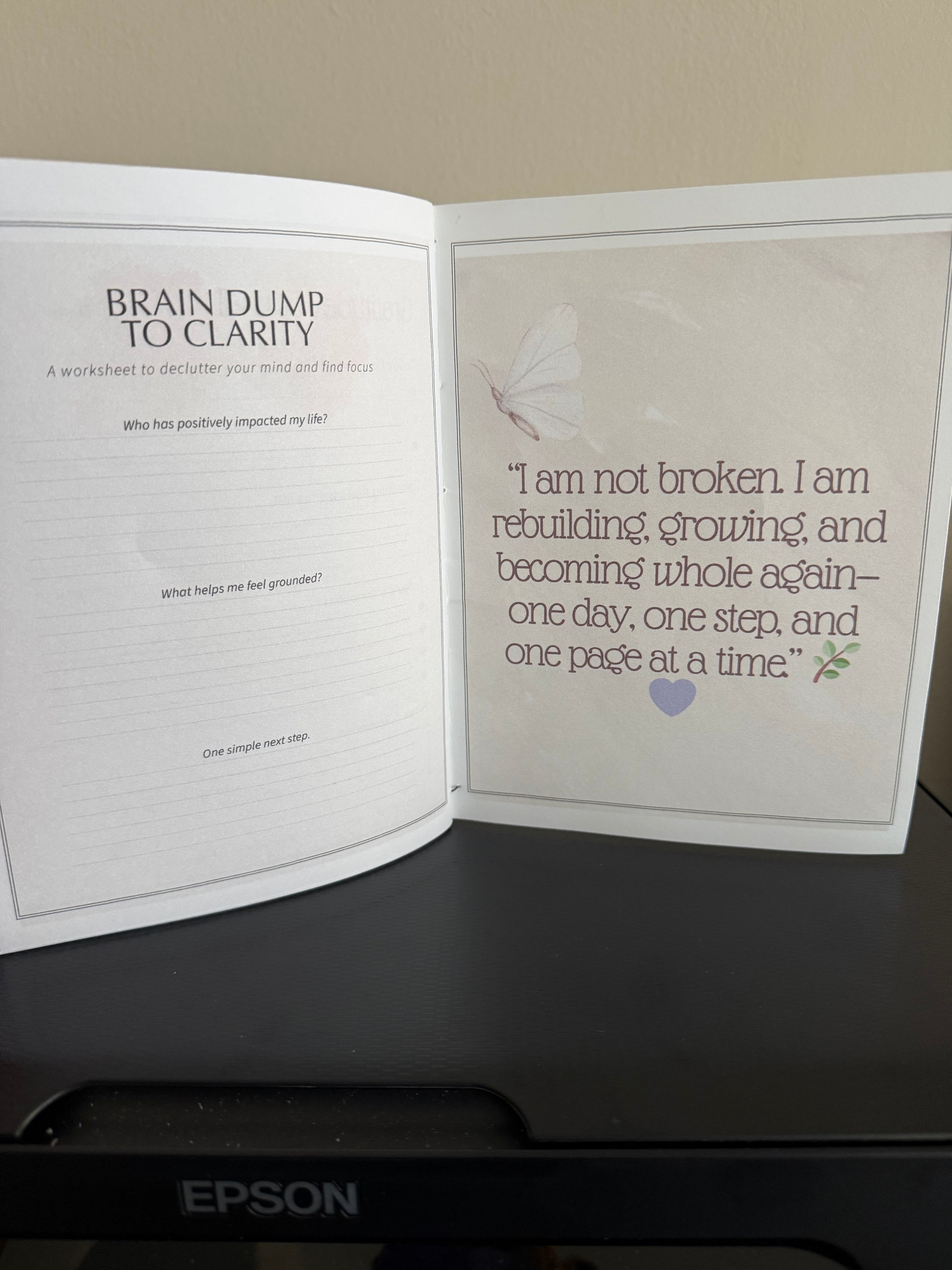 Pieces of Me Becoming Whole Again Journal | Healing, Self-Love, Emotional Growth, Reflection & Recovery Workbook