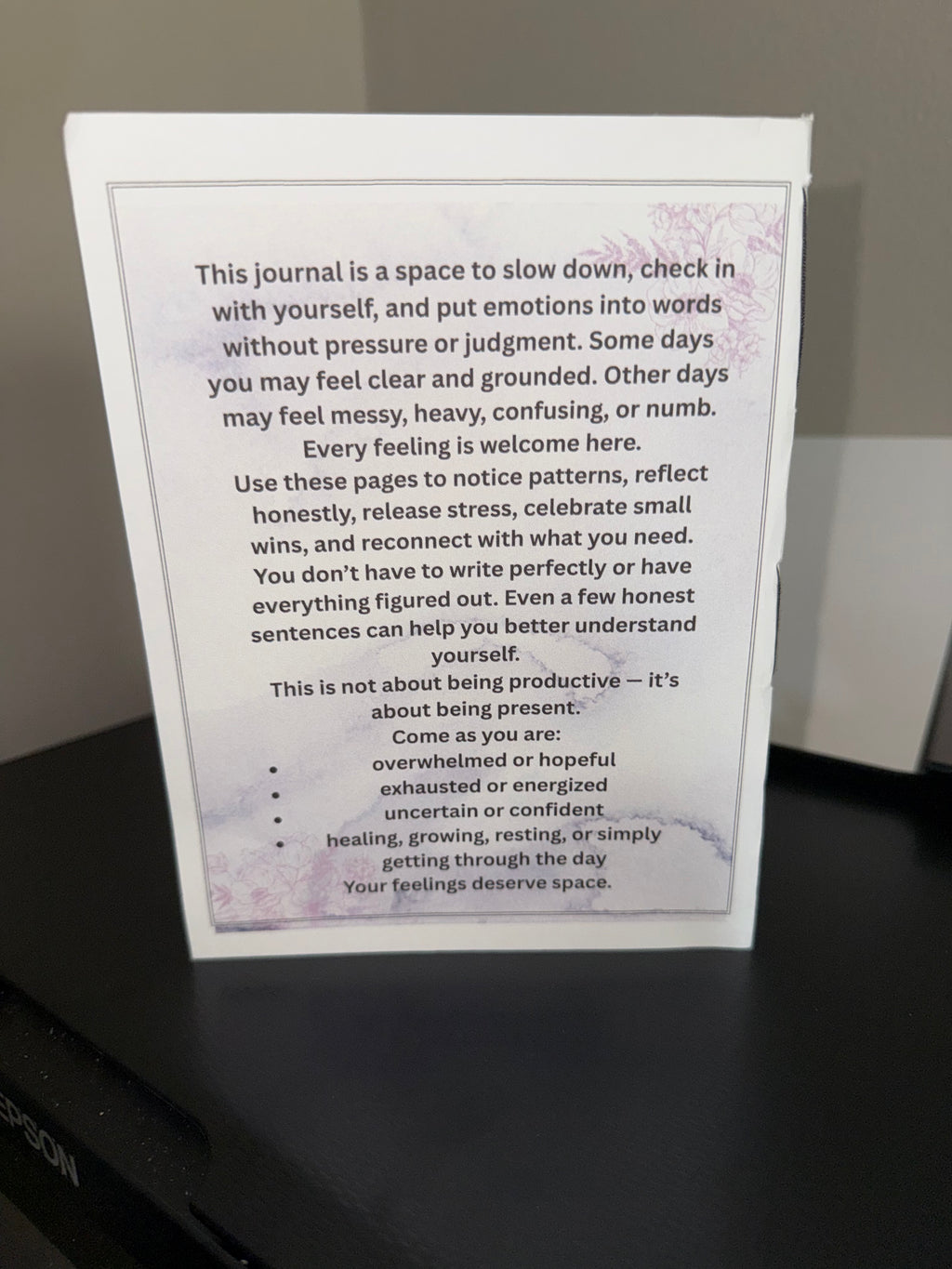 Checking In With Myself: Self-Love, Emotional Wellness & Gratitude Journal